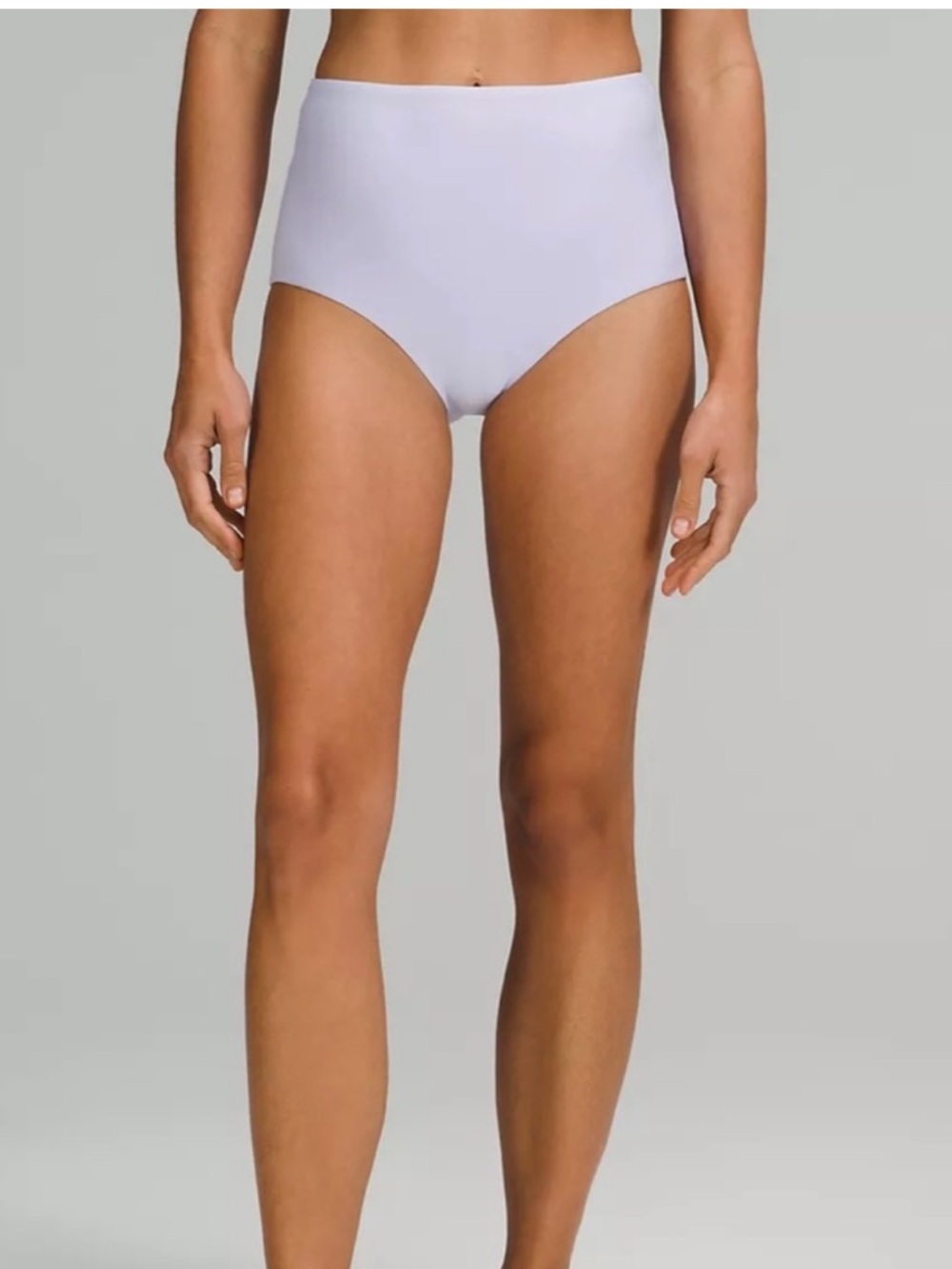 Lululemon Waterside High-Waist Medium Coverage Swim Bottoms Pastel Blue size 4